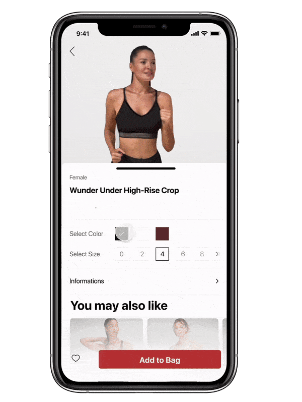 Lululemon AR Fitting