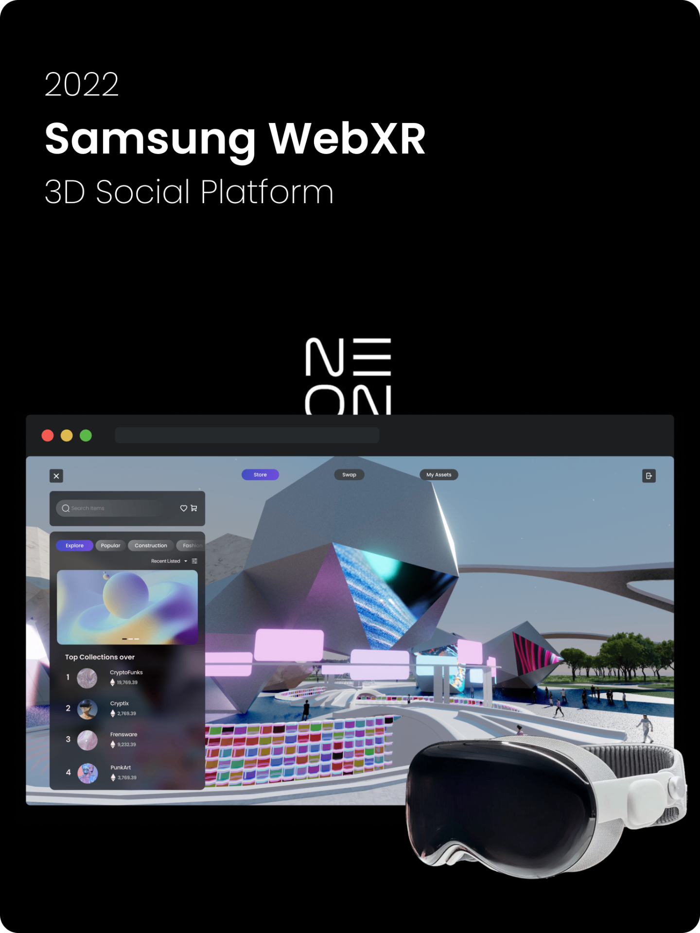 2022 — Samsung WebXR, 3D Social Platform